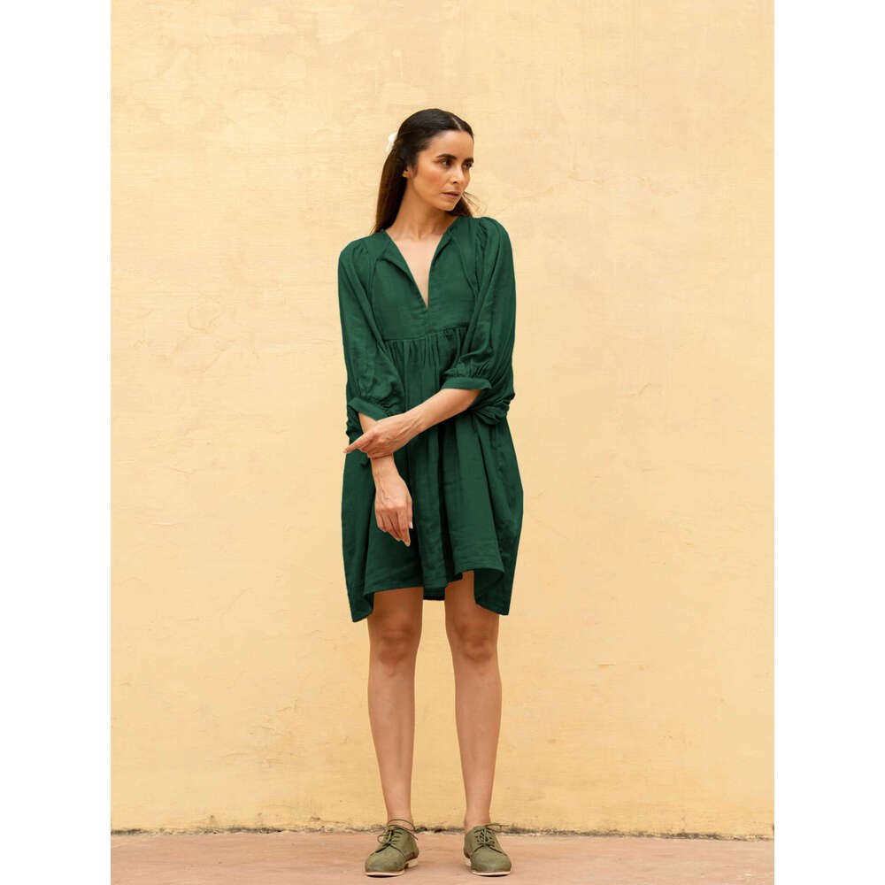 Fashion New Spring Summer Women's Plus Size Loose Lantern Sleeve Casual Sweet Fresh Girl Style Dress B5