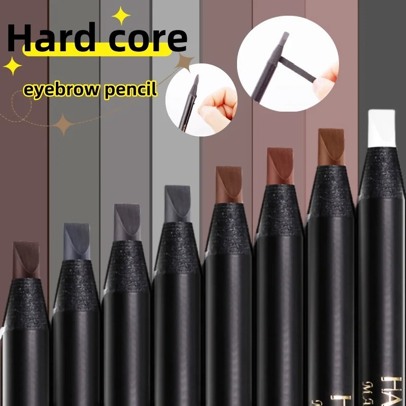 White Eyebrow Pencil Cosmetic pen Brush for eyeshadow Natural Long-Lasting Brows Tint waterproof eye brow makeup set beauty 250712