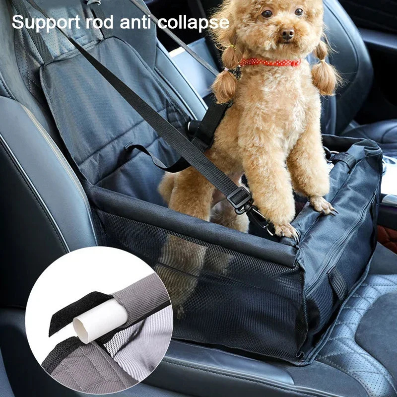 5 color Double Thick Waterproof Travel Accessories Mesh Hanging Bag Folding Pet Supplies Dog Mat Blanket Safety Pet Car Seat Bag 250715