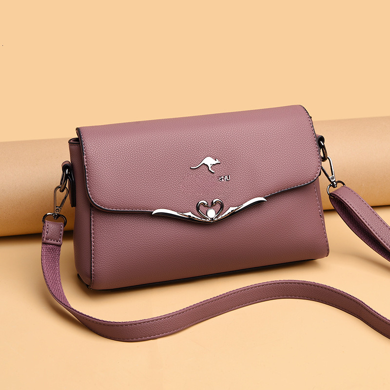 Women's handbag new shoulder bag designer bag crossbody bag women's soft leather bag multifunctional small square bag