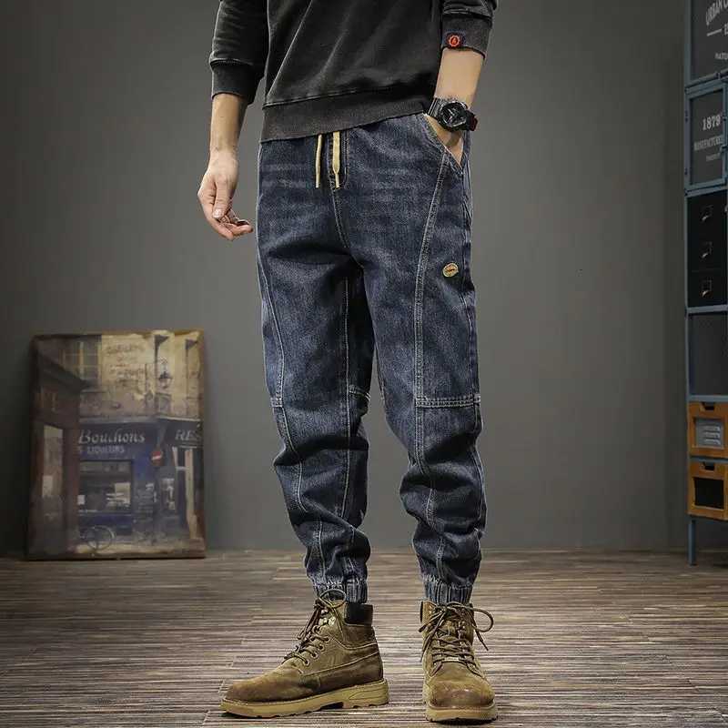 Loose Tapered Man Cowboy Pants Harem Jeans For Men Baggy Y 2k Vintage Stylish 2024 Korean Autumn Trousers Promotion Hot Cheap XS X250718
