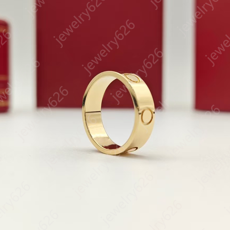 classic designer rings lovering for women mens Band Rings gold sliver full diamond Gold plated stainless steel rings unique ring Wedding festival gifts jewelry