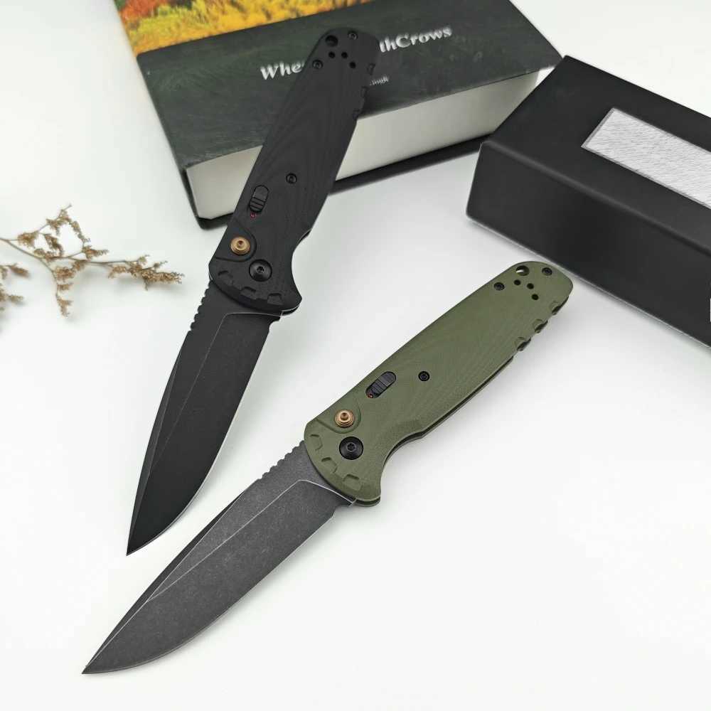 BM 4300 Folding Knife G10 Handle Wilderness Exploration Hunting Tactical Combat Ergonomic Handle EDC Multi-functional Knives S250802