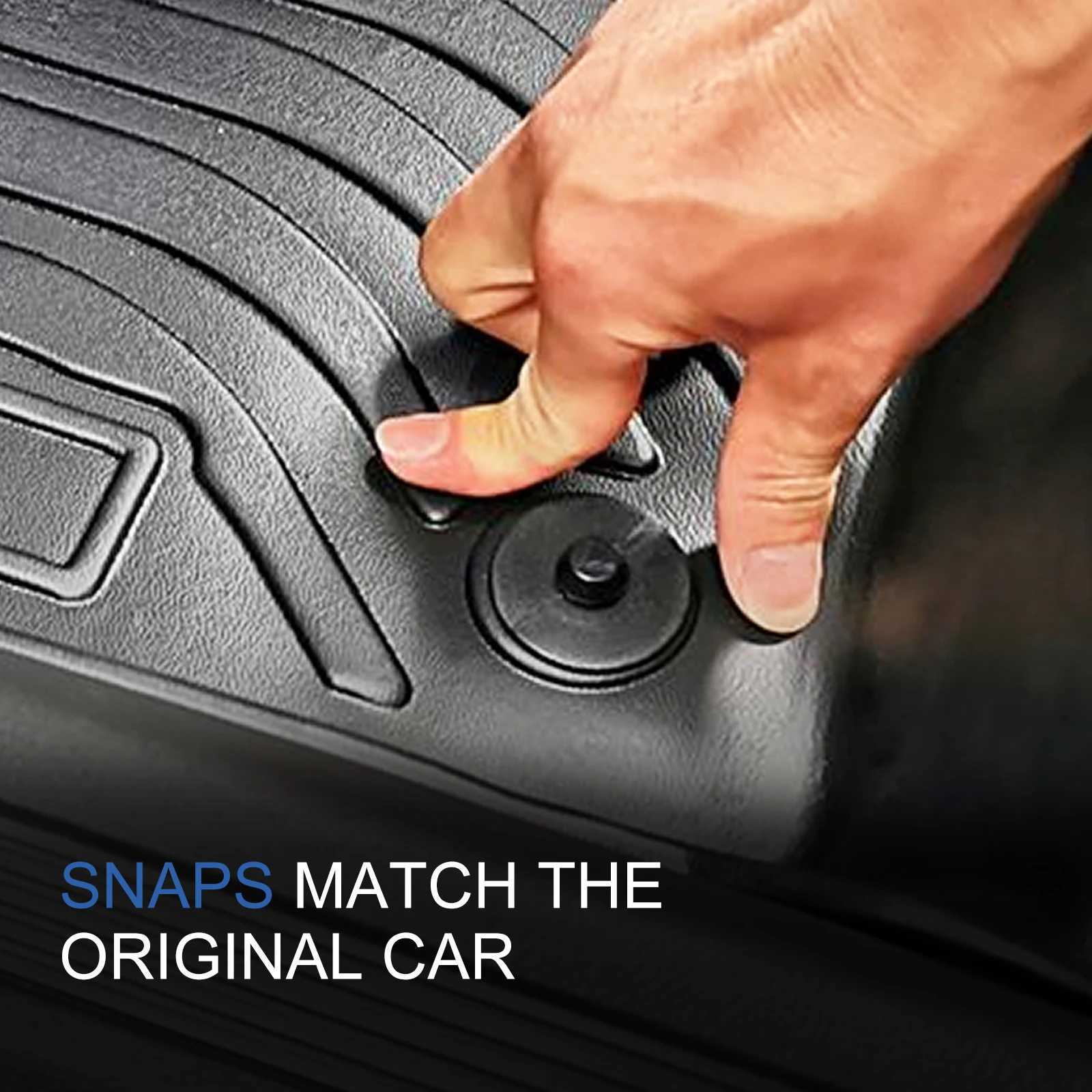 4 Subaru Crosstrek 2024 TPE ZD Car Floor Mats Cargo Liner Trunk Pad Al Weather Waterproof Black Left Rudder S25719