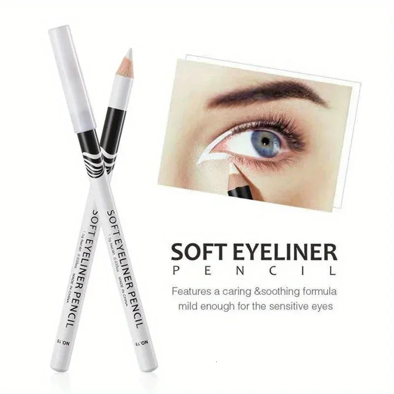 Eyeliner Pencil Eye Styling Pen Professional Portable Quick-dry Eye Liner Pen White for Female Make Up Beauty Cosmetics Tools 250717