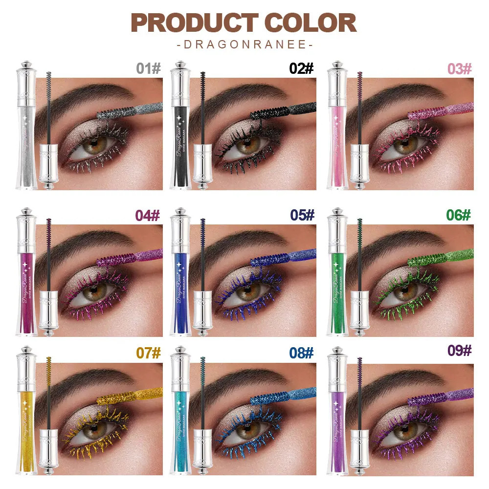 Glitter Diamond Mascara Fine Shimmer Delicate Silky Mascara Eye Modification Waterproof Long-Lasting Makeup Versatile Mascara 250717