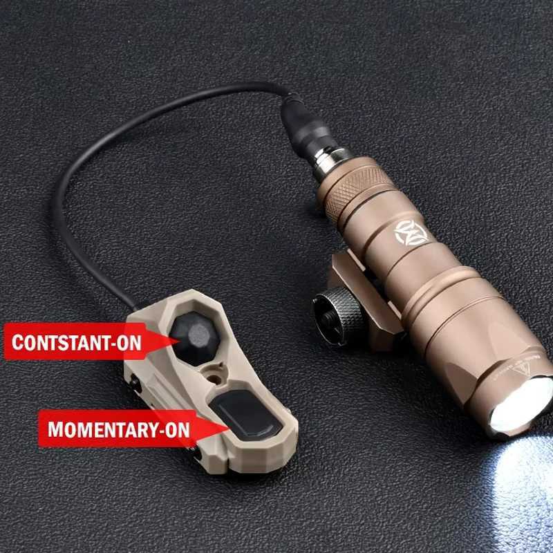 15 Surir M300 M600 Flashlight With AXON Dual Function Red Blue Switch Fits 20mm Rail Hunting Tactical Airsoft Light XJ250718