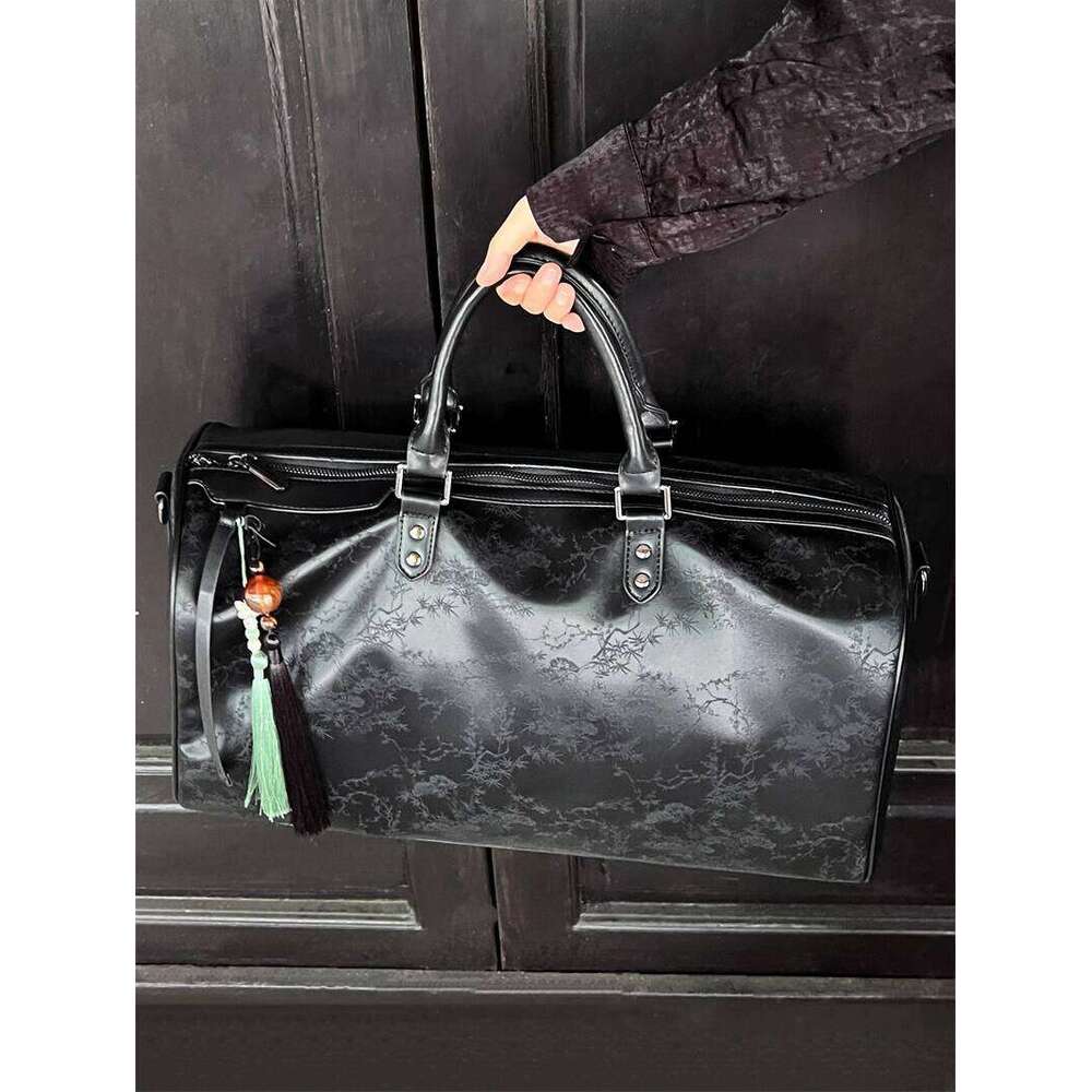 Silk Travel New Printed Old Money Gym Chinese Style Carry On Lage Bag