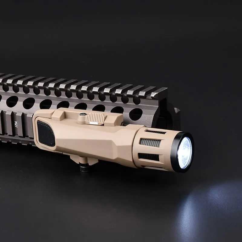 Airsoft Tactical Weapon Gun Pistol Flashlight WML X WMLX for 20mm Rail AR15 Rif Weapons Scout Light Strobe White D Lights XJ250718