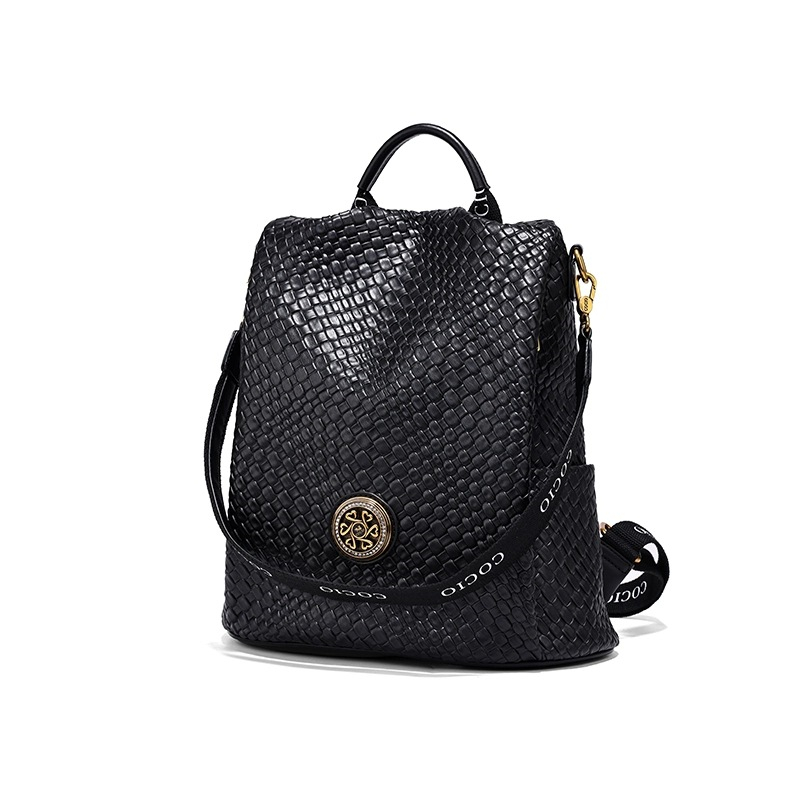COCIO designer New large capacity backpack made of genuine leather simple high-quality vintage multifunctional backpack