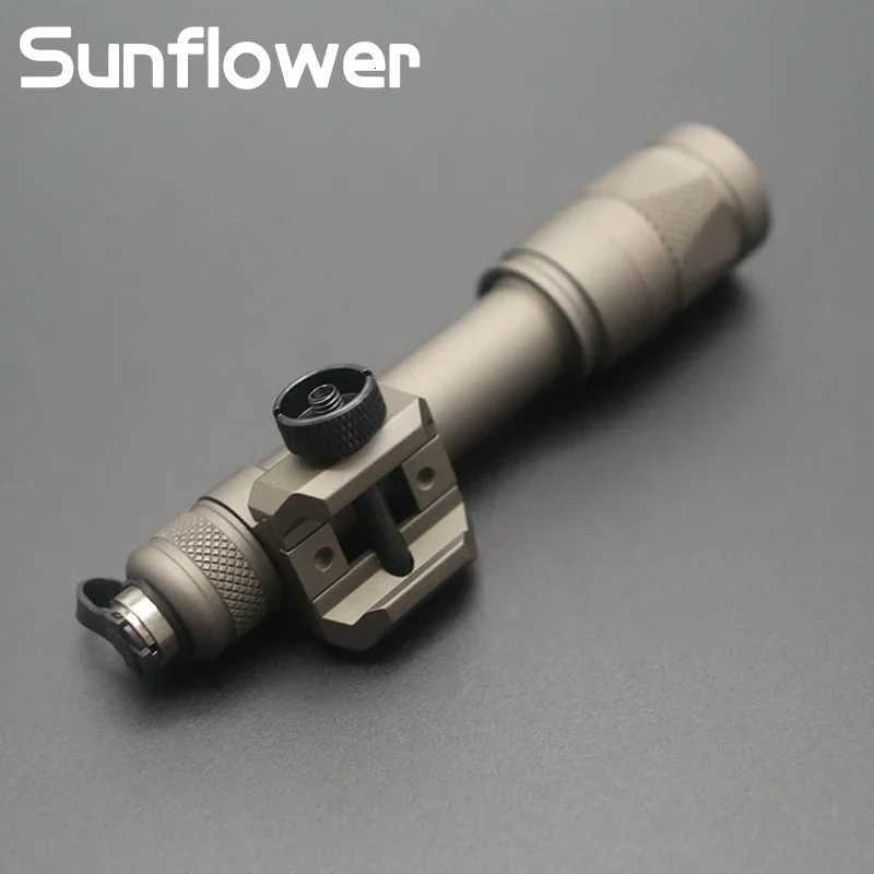 Tactical Metal SF M600V Strobe Flashlight M640B M600C Scout Light Airsoft Weapon Gun Light for Hunting Rif 20mm Rail Torch XJ250718
