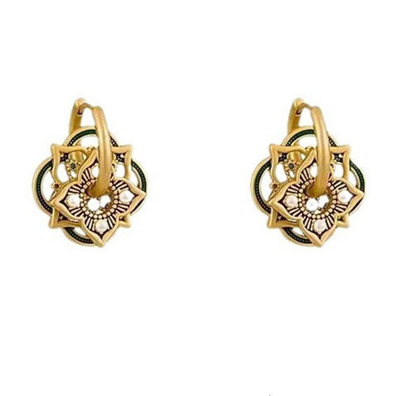 Guliya National Style for Women 2024 New High-end Stud Unique and Elegant Earrings