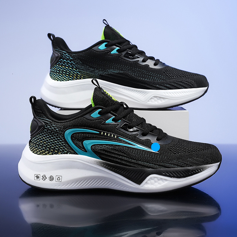 Size Carbon Plate Sports Casual Men's Extra Large Running Mesh Shoes New Summer Breathable Professional Shock Absorption