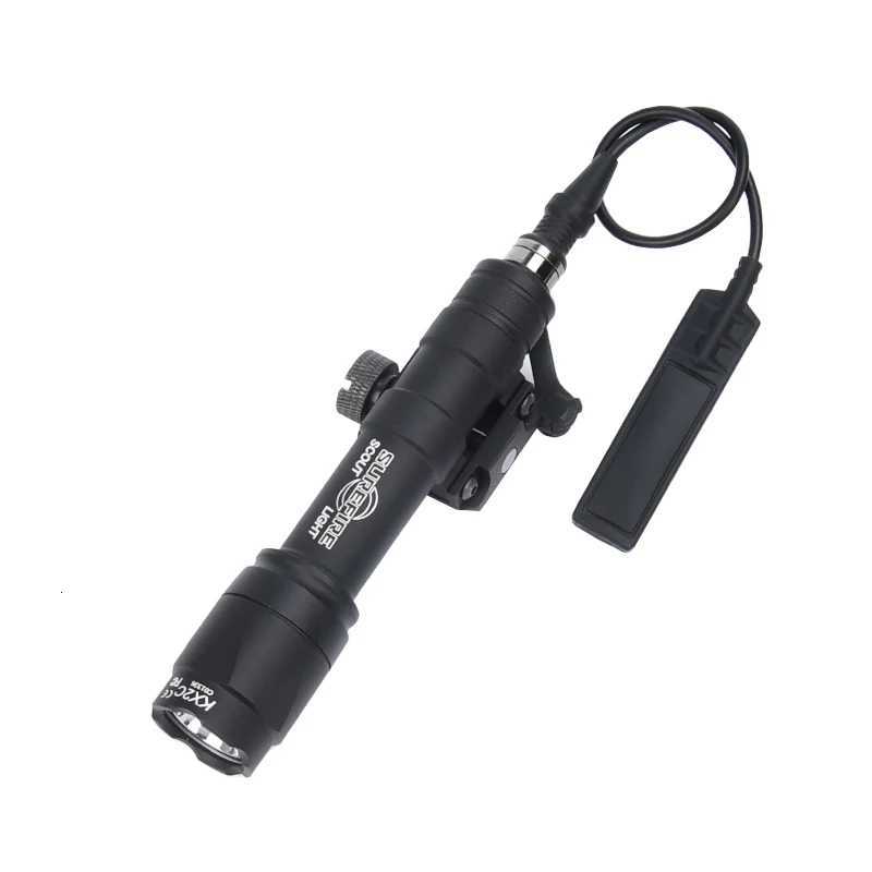 Tactical M300 M600 Flashlight SF Surir M300A M600C D Scout Light Airsoft Gear High Power Hunting Weapon Lamp Fits 20mm RailXJ250718