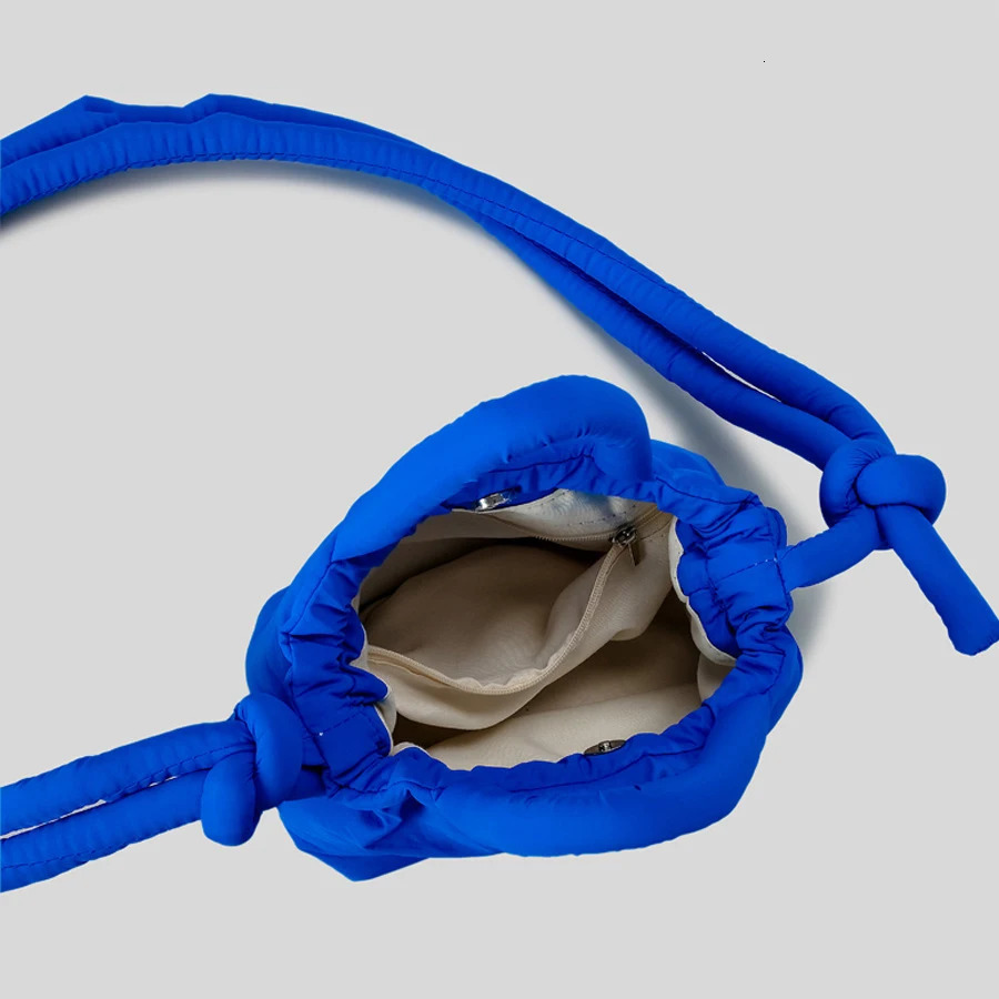 Casual Small Puffer Bag er Padded Women Shoulder Crossbody Bags Nylon Down Cotton Lady Handbags Mini Tote Purses 250717