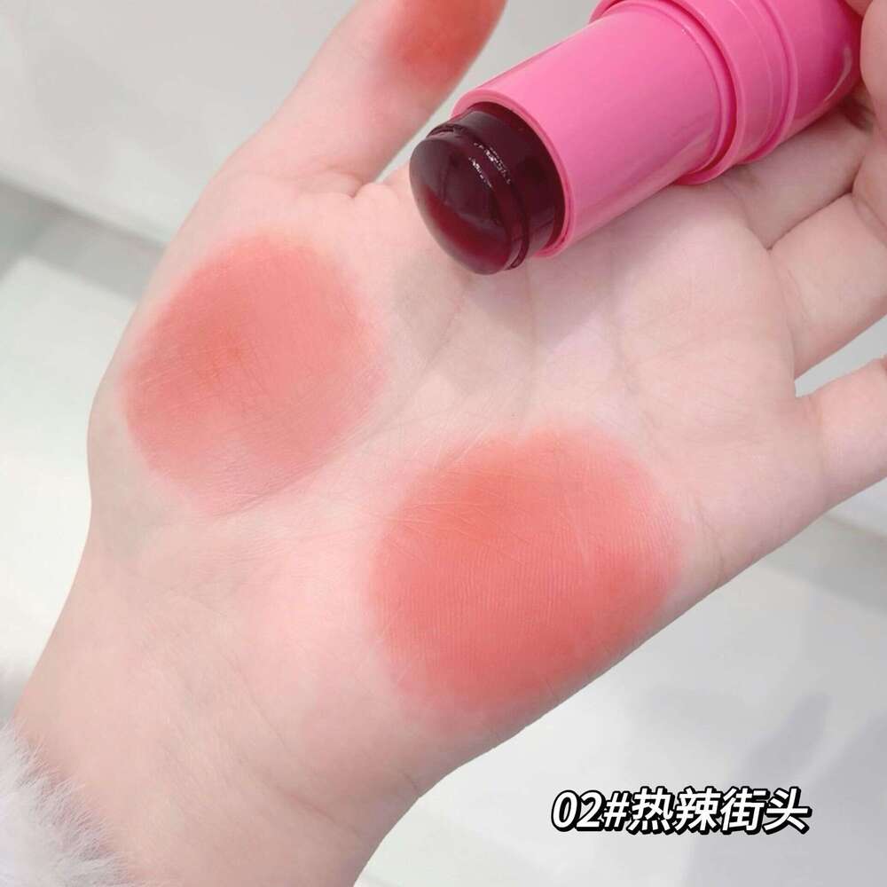 Gege Bear Lip and Cheek Dual-use Stick Color-changing Brightening Natural Saturated Makeup Blush Highlighter X250719