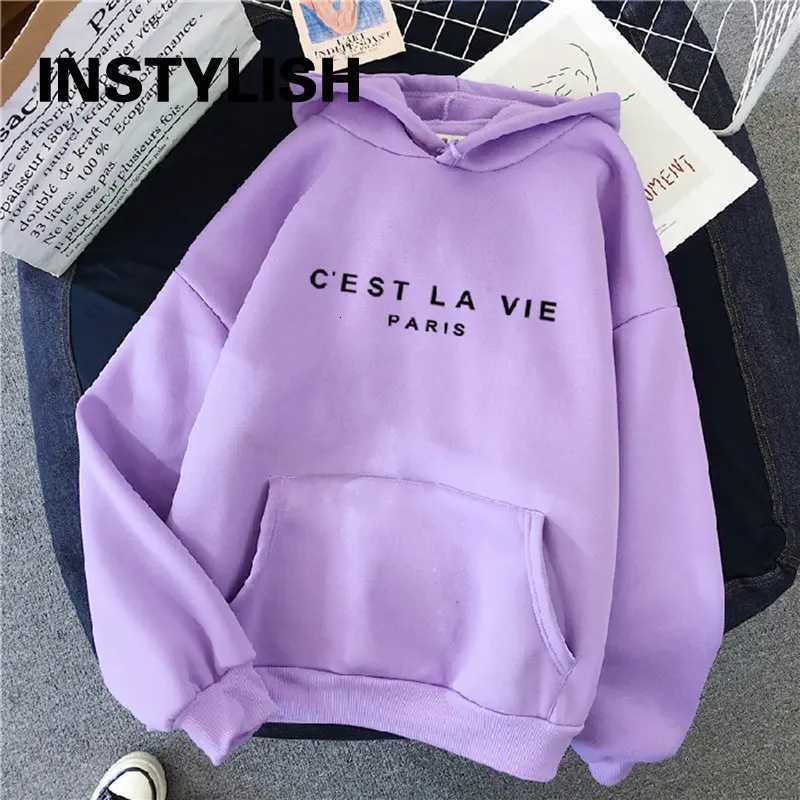 Women Casual Print Loose Hoodies Spring Long Sleeve Hooded Sweatshirt Harajuku Simple Tops Lazy Style Pullover 2023 Streetwear Z250719