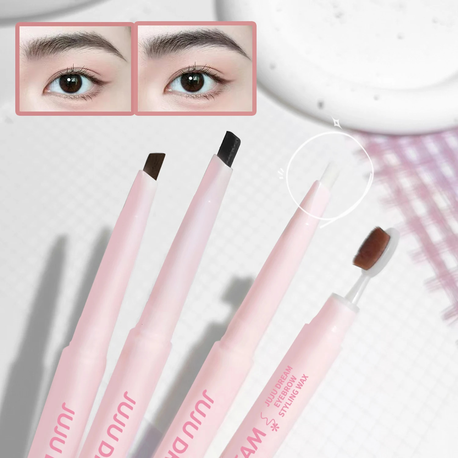 Wild eyebrow styling wax Clear eyebrow wax Natural shaping waterproof quick-drying and long-lasting eyebrow styling 250712