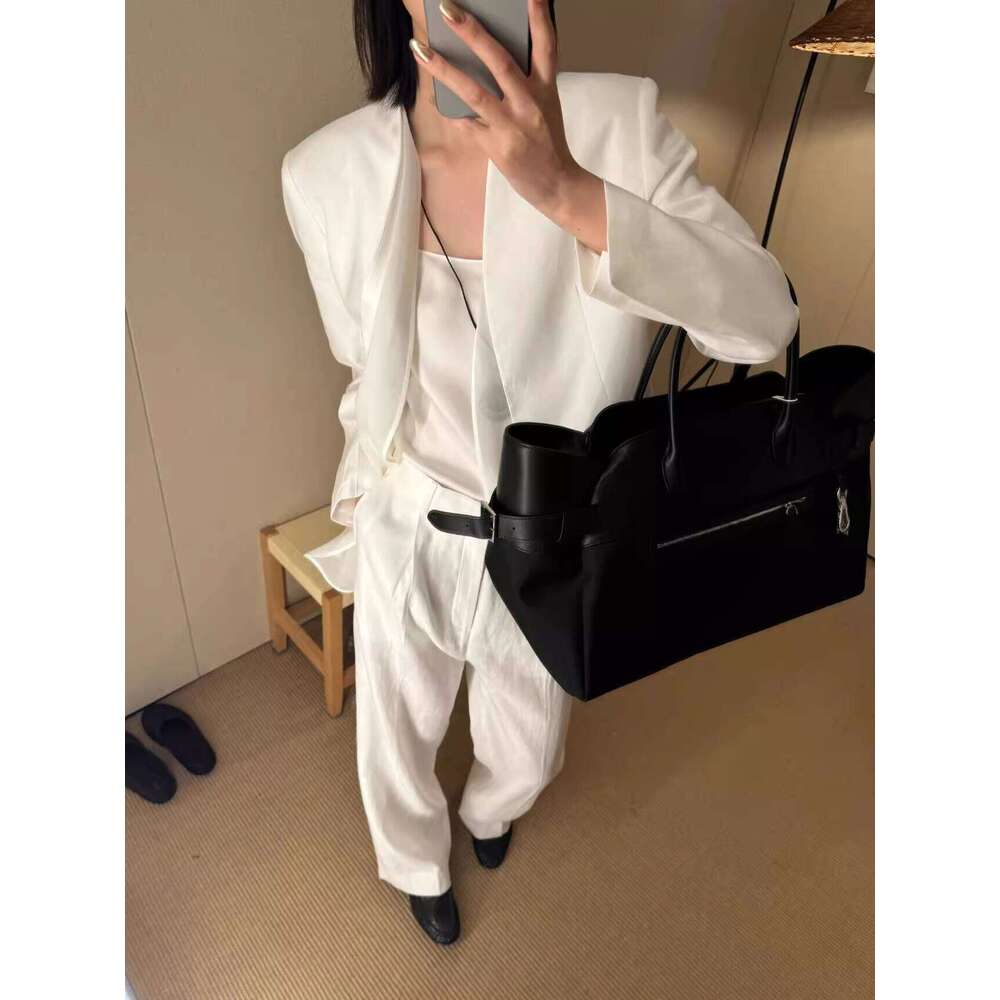 Nylon Canvas Tote New Women S Relaxed Commuter Large Oxford Cloth With Leather Shoulder Bag