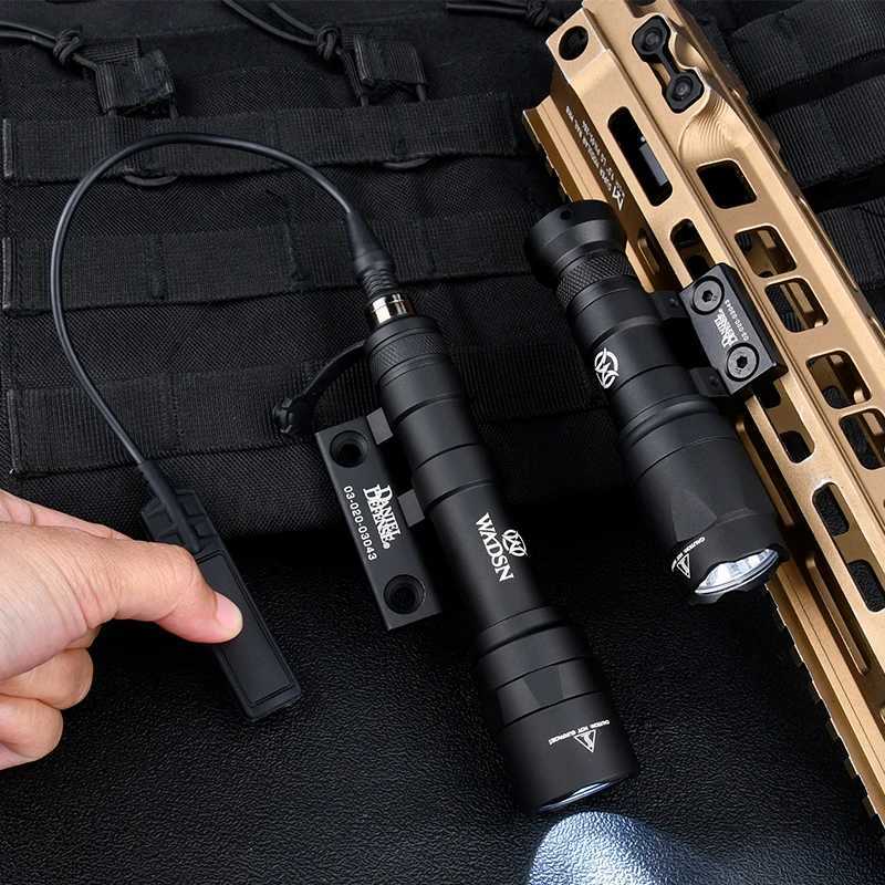 WADSN Tactical Danie Dense DD Mount SF M300 M600 Flashlight For MLOK KEYMOD SMR Rail Metal Base Hunting Airsoft Accessories XJ250718