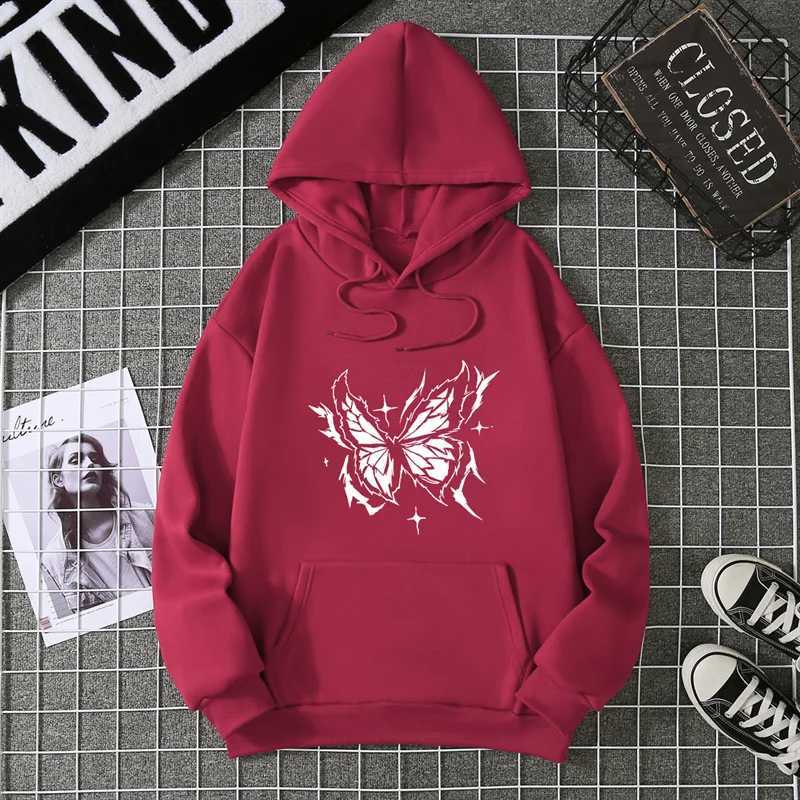 2025Autumn Winter Womens Thickened Fleece Hoodie Casual Long Sleeve Fashion Outerwear Printed Sweatshirt Comfortable Streetwear Z250719