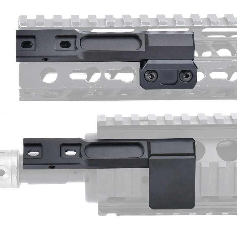 WADSN Tactical Series M300 M600 Flashlight Offset Scout Mount Base REIN For MLOK Keymod Compatible with 20mm Picatinny RailXJ250718