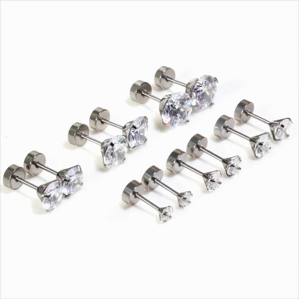 20G 3-8mm Tiny Stainless Steel Flatback Stud Earrings for Women Men Cartilage Tragus 0.8mm Piercings JewelryXJ250718