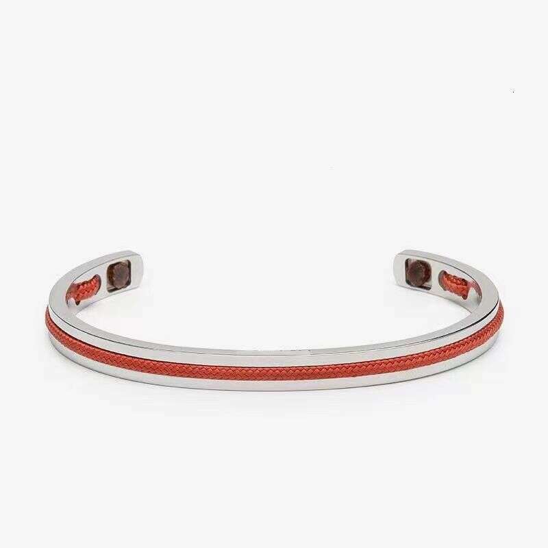 New Designer Jewelry Dutch Open Handwoven Boat Creative Men And Women Couple Personality Temperament Red Rope Bracelet Black