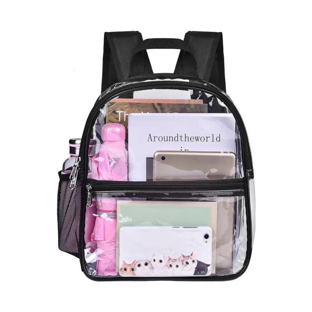 Clear Backpack Transparent PVC Waterproof School Bag Beach Cell Phone bag for Travel School Storage Waist Bag 250714
