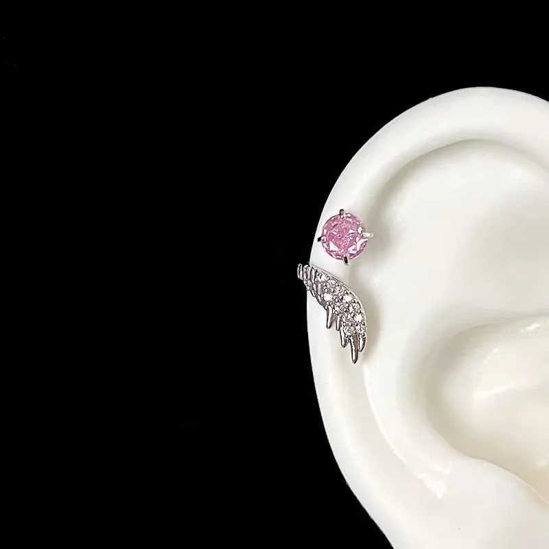 1pcs Silver Color Wing Ear Bone Nail for Women New Fashion Zircon Earrings Accessories Fashion JewelryXJ250718
