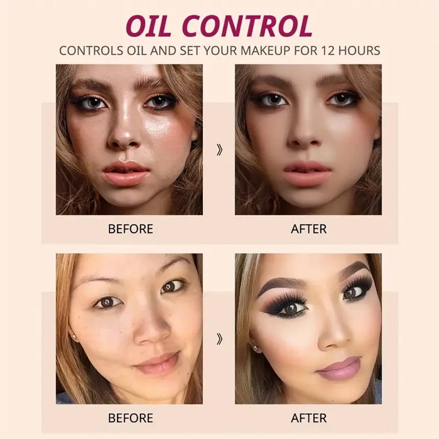 Banana Scented Loose Setting Powder - Long-Lasting Waterproof Sweat-Proof Oil-Controlling Lightweight Suitable for All Skin Tone 250716