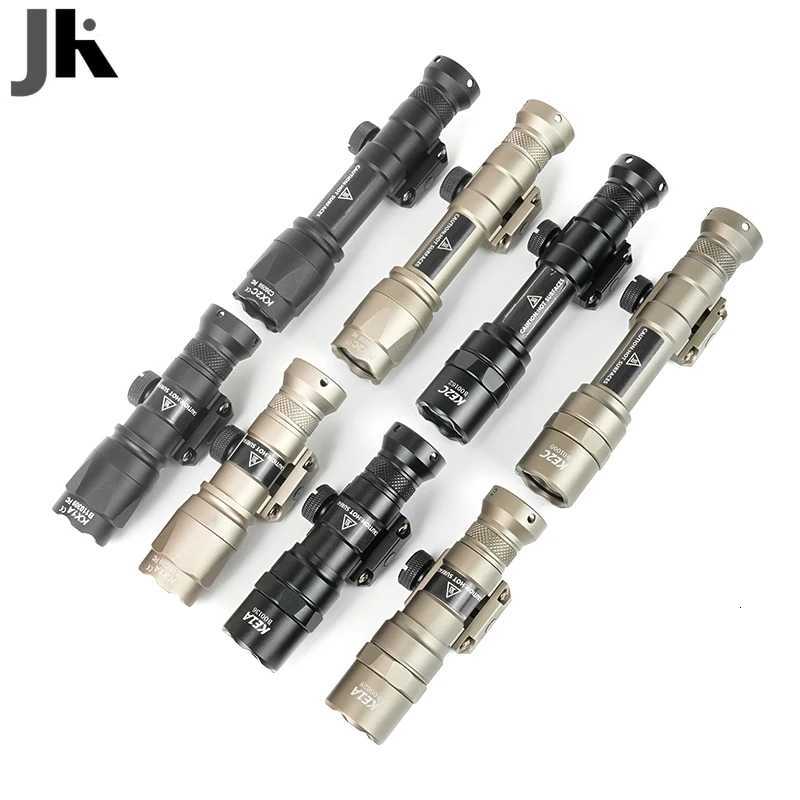 Tactical Gear SF M300B M300C M600B M600C Airsoft Flashlight Rif Hunting Weapon Scout Light PEQ15 Indicator Fits 20mm RailXJ250718