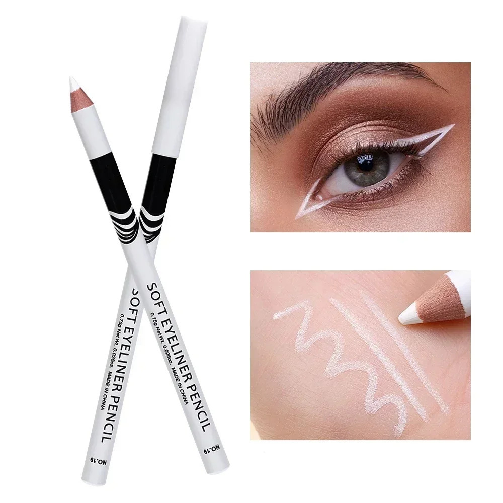 Eyeliner Pencil Eye Styling Pen Professional Portable Quick-dry Eye Liner Pen White for Female Make Up Beauty Cosmetics Tools 250717