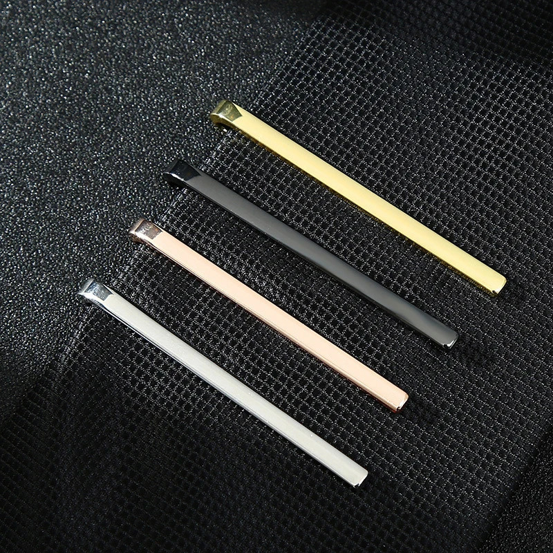 Simple Fashion Tie Clips MenS Metal Necktie Daily Business Wedding Ceremony Clip Pin Men Party Jewelry Accessories Gift y250715
