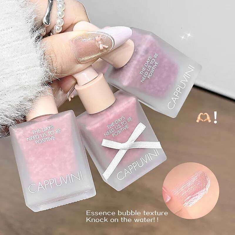 Natural Light Pink Bubble Easy to Apply Tender Long-lasting Makeup Liquid Blush Expansion Color Rouge X250719