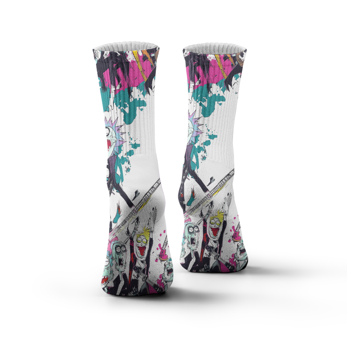 Cartoon Rock Band Unisex Tube Sock C067