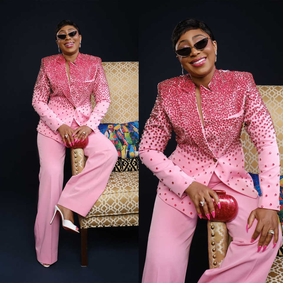 Customized Women Suit Set 2 Pieces Crystal Rhinestone Wedding Party Formal Luxury Office Ladies Jacket Outfits