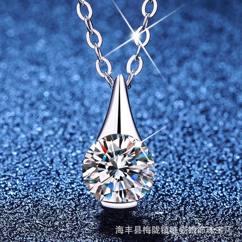 Weizi Jewelry Moissanite New S Sier Perfume Bottle Small Waist Necklace Fashion Versatile Collarbone Chain for Women bb8