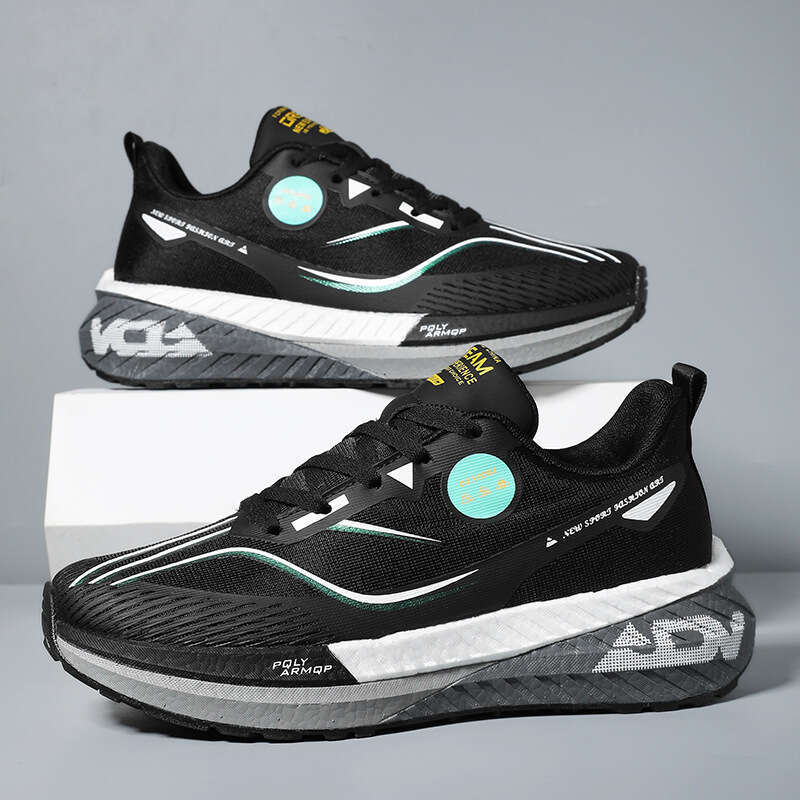 2025 Spring New Men's Trail Lightweight Shock Absorption Non-Slip Sports Youth Carbon Plate Running Shoes Men