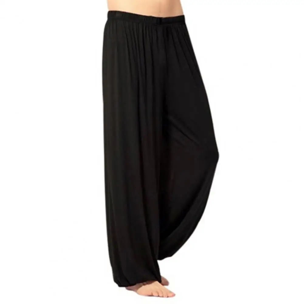 Women Men Harem Pants Modal Yoga Loose Long Belly Dance Boho Sports Wide Trousers Quick Dry Sweatpants Clothing 250714