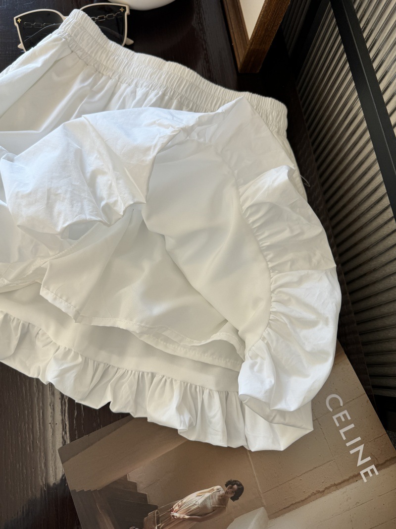 X19004 Cloud Bud Skirt Women's Small Pumpkin Tutu Skirt Anti-Exposure Lined Skirt