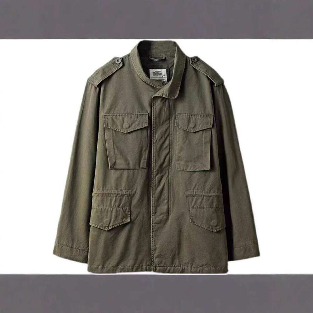 Upgraded American Heavy-Duty Retro Workwear Men's Long-Sleeved Loose Jacket
