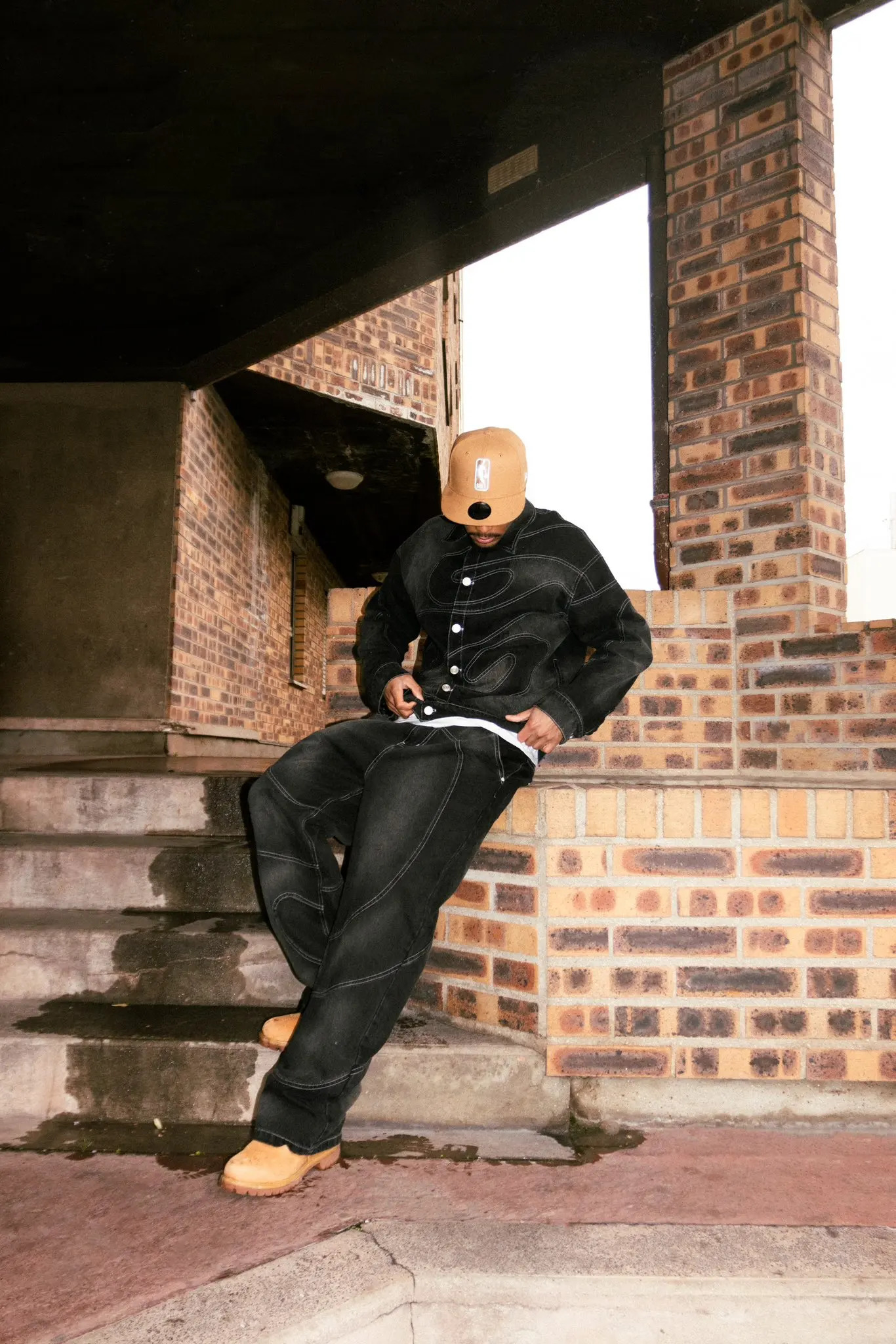 Retro Gothic Tracksuit Men Y2k Jeans Men Clothes Oversized Striped Pattern Jacket Sweatpants Two Piece Set Clothes for Men 250715