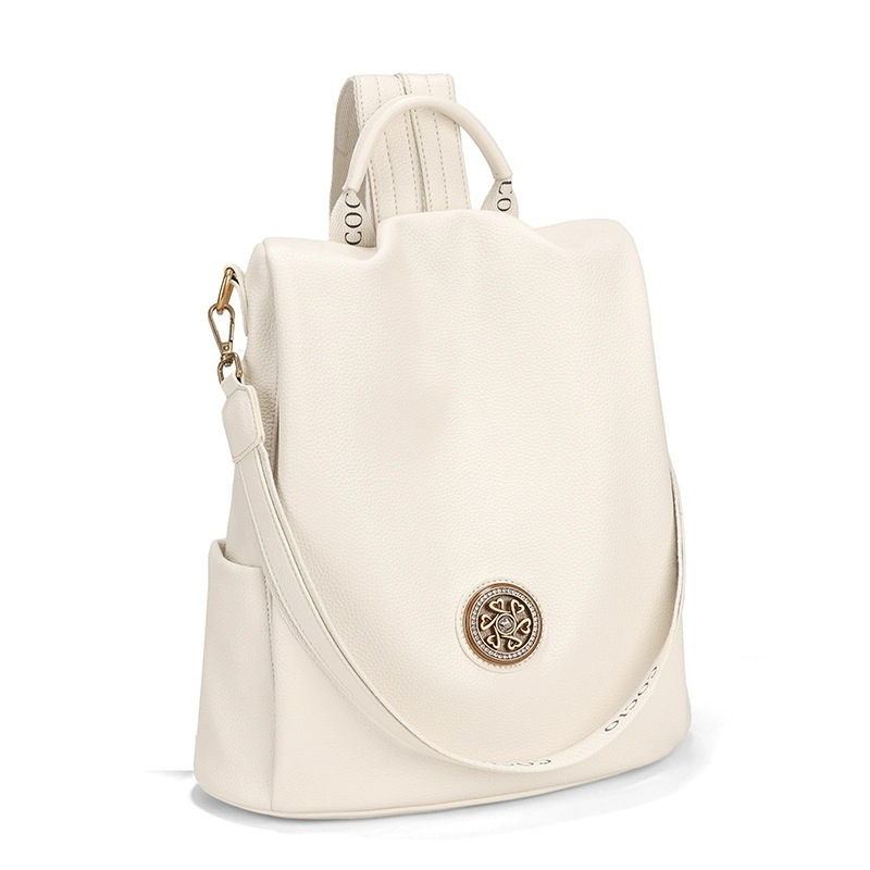 COCIO designer New large capacity backpack made of genuine leather simple high-quality vintage multifunctional backpack