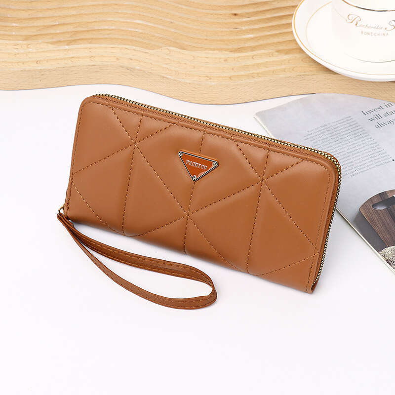 INS Long Large Capacity Zipper Women's Wallet Fashionable High-end Clutch