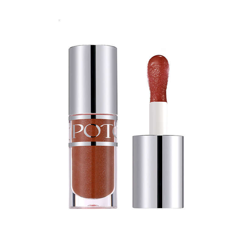 POTO Mirror Summer Pouty Lips Bare-faced Whitening Makeup Korean Style Water Affordable Lip Gloss X250717