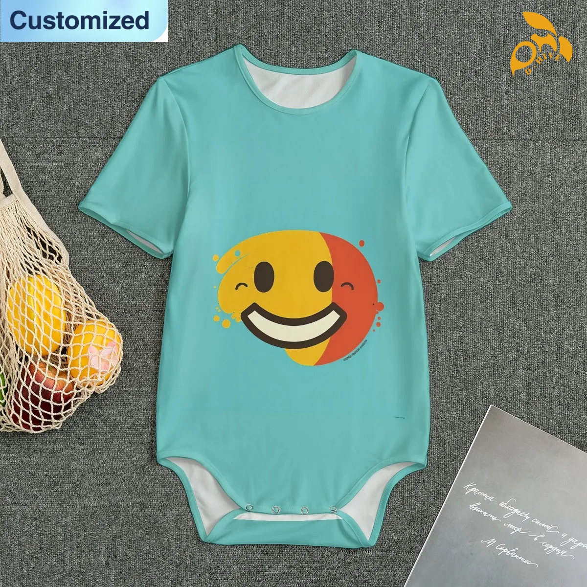 free shipping designer of customized fashionable full-body printed men's tight-fitting jumpsuits with exquisite patterns from US