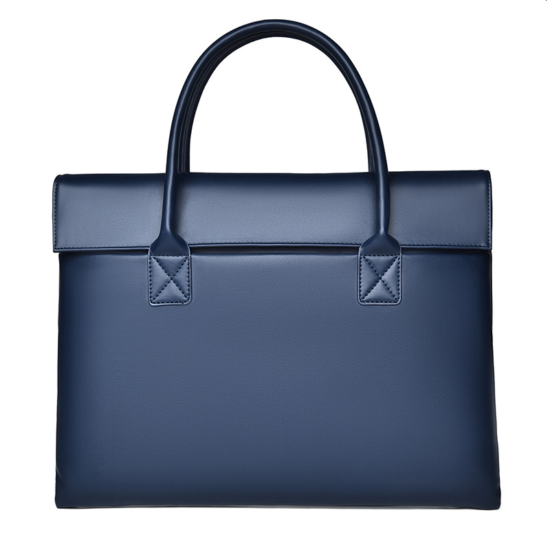 2025 cross-border new laptop bag inch PU fabric commuting multifunctional briefcase designer bag women's handbag shoulder bag