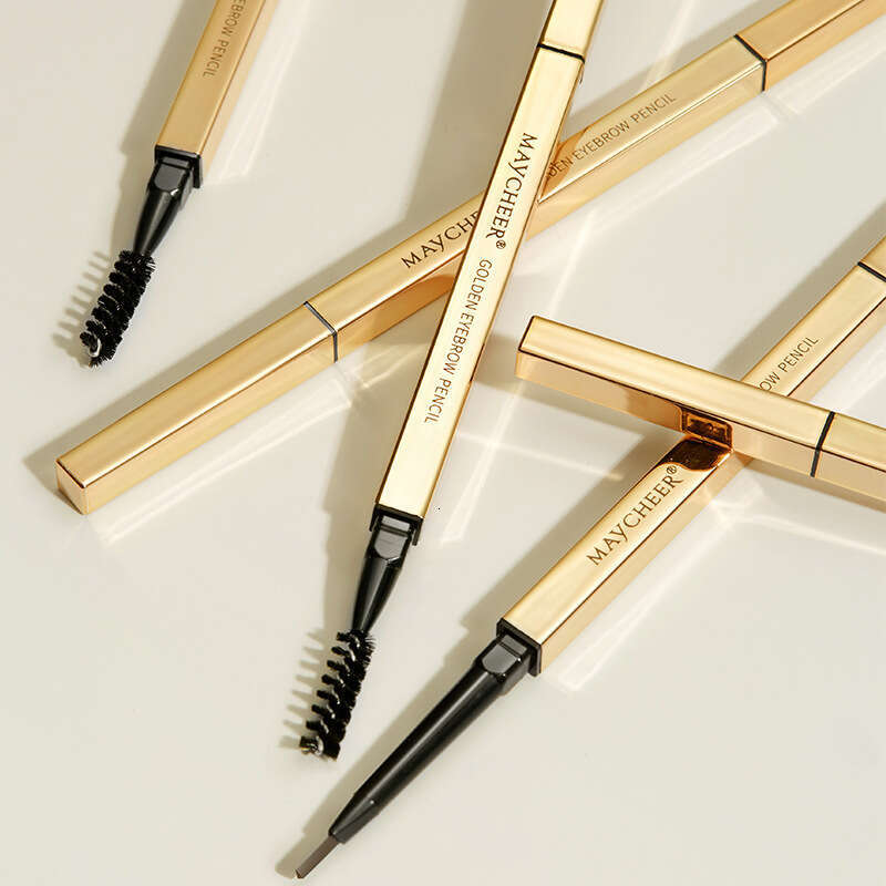 Internet Celebrity Bar Double-Ended Eyebrow Pencil Ultra-Fine Small Gold Chopsticks Waterproof Sweat-Proof Long-Lasting Smudge-Proof