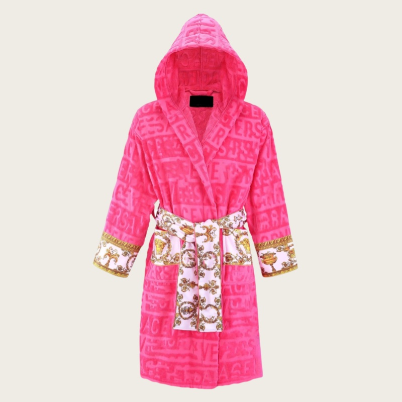 Casual designer bathrobe luxury stand collar sleep robe man classical letter long sleeve night robe thick warm fur sleepwear designer woman home dh072